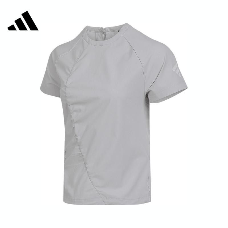 adidas阿迪达斯女子FOS W WVN TEE运动休闲短袖T恤KG7127