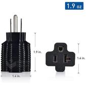 20转5 15转接头 15A转20A美标转换器 适配供应ETL美规转换插头