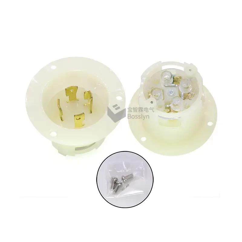 适配30A480V大功率美标工业插座  防松耐摔插座 UL认证