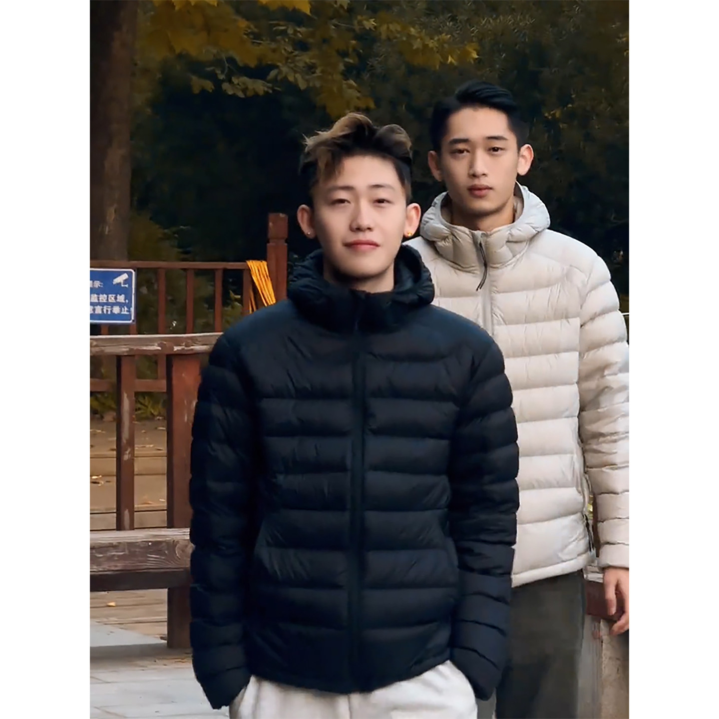 美式轻薄排骨羽绒服冬季男款高级