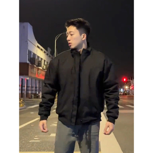 美式三防教练夹克男款春秋季硬汉穿搭工装外套短款防水飞行棒球服