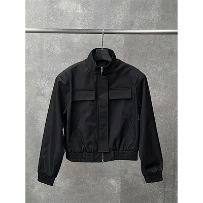 黑色骑兵服工装外套男秋季