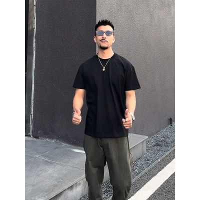 300g重磅小领口纯棉短袖夏季ootd