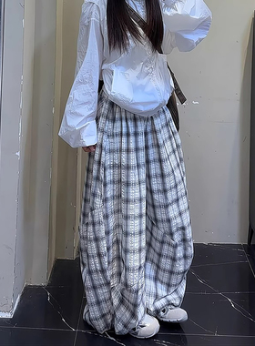 sagging风穿搭速干山本裤男款夏季美式慵懒松弛感裤子阔腿休闲裤