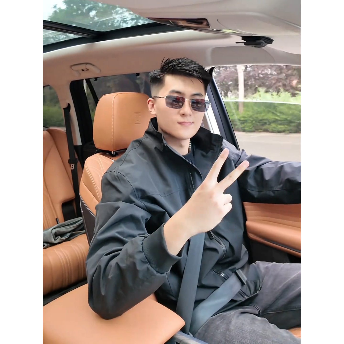 美式硬汉立领教练夹克男春秋季