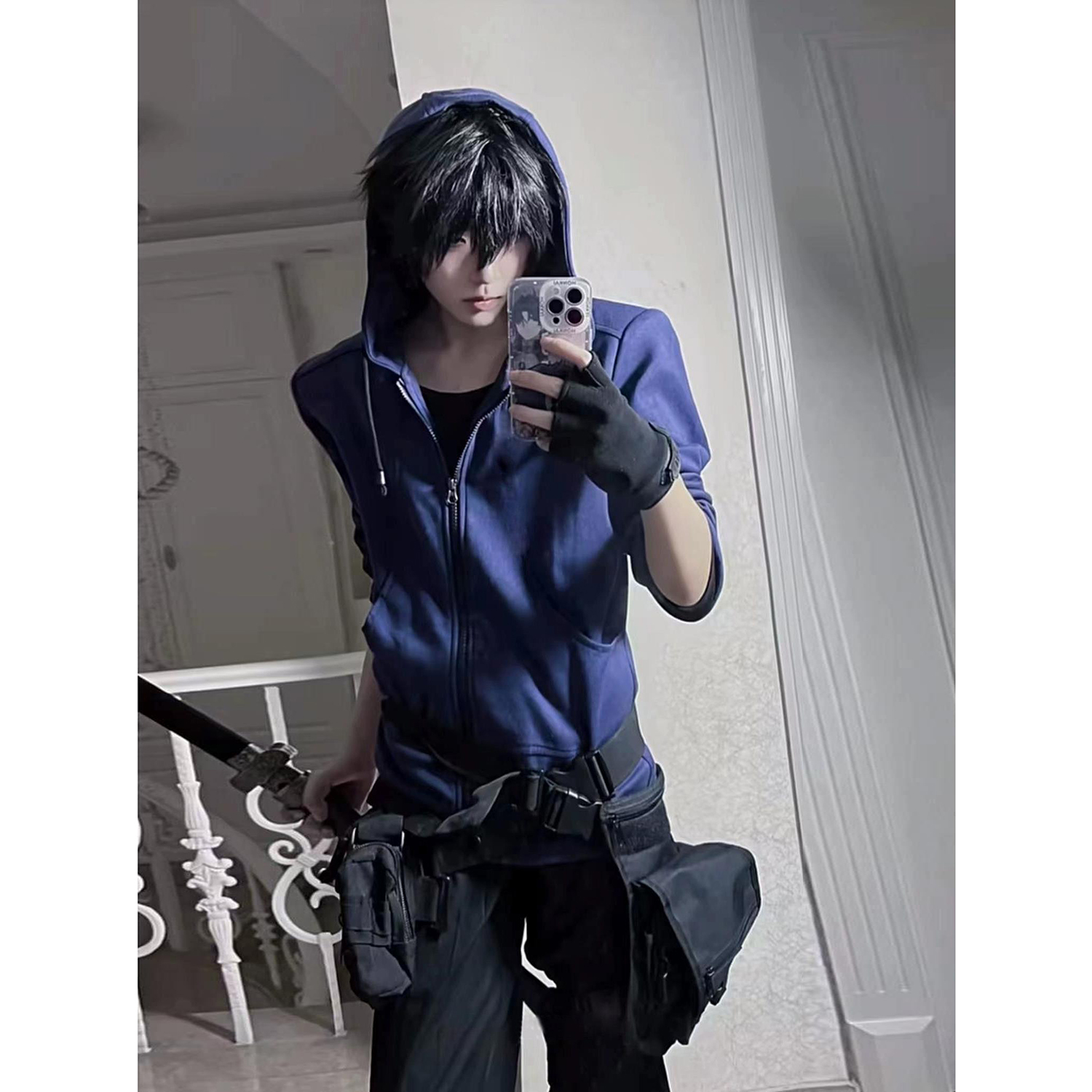 张起灵小哥同款重磅开衫卫衣早秋