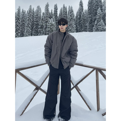 美式三防教练夹克棉服男款冬季