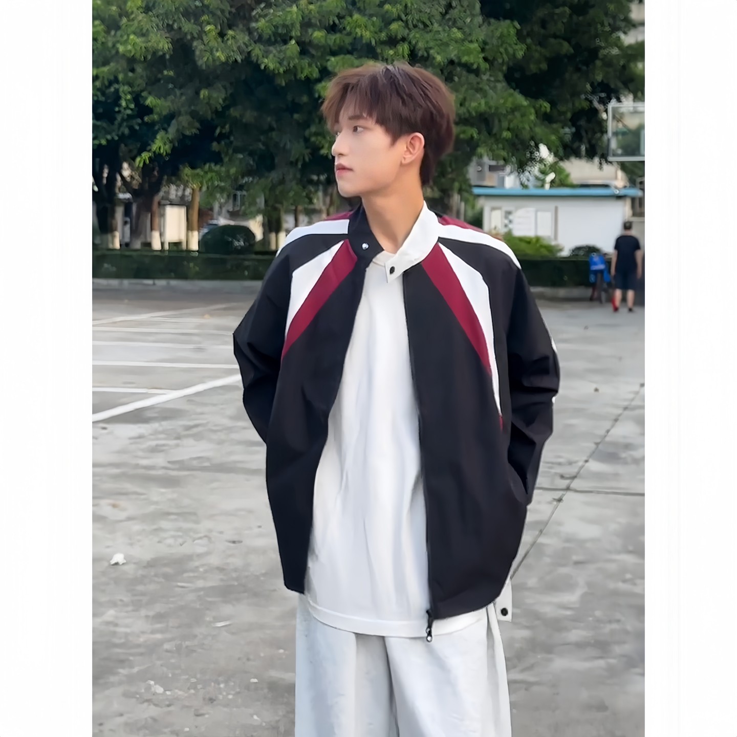 美式高级感男装外套cleanfit短款