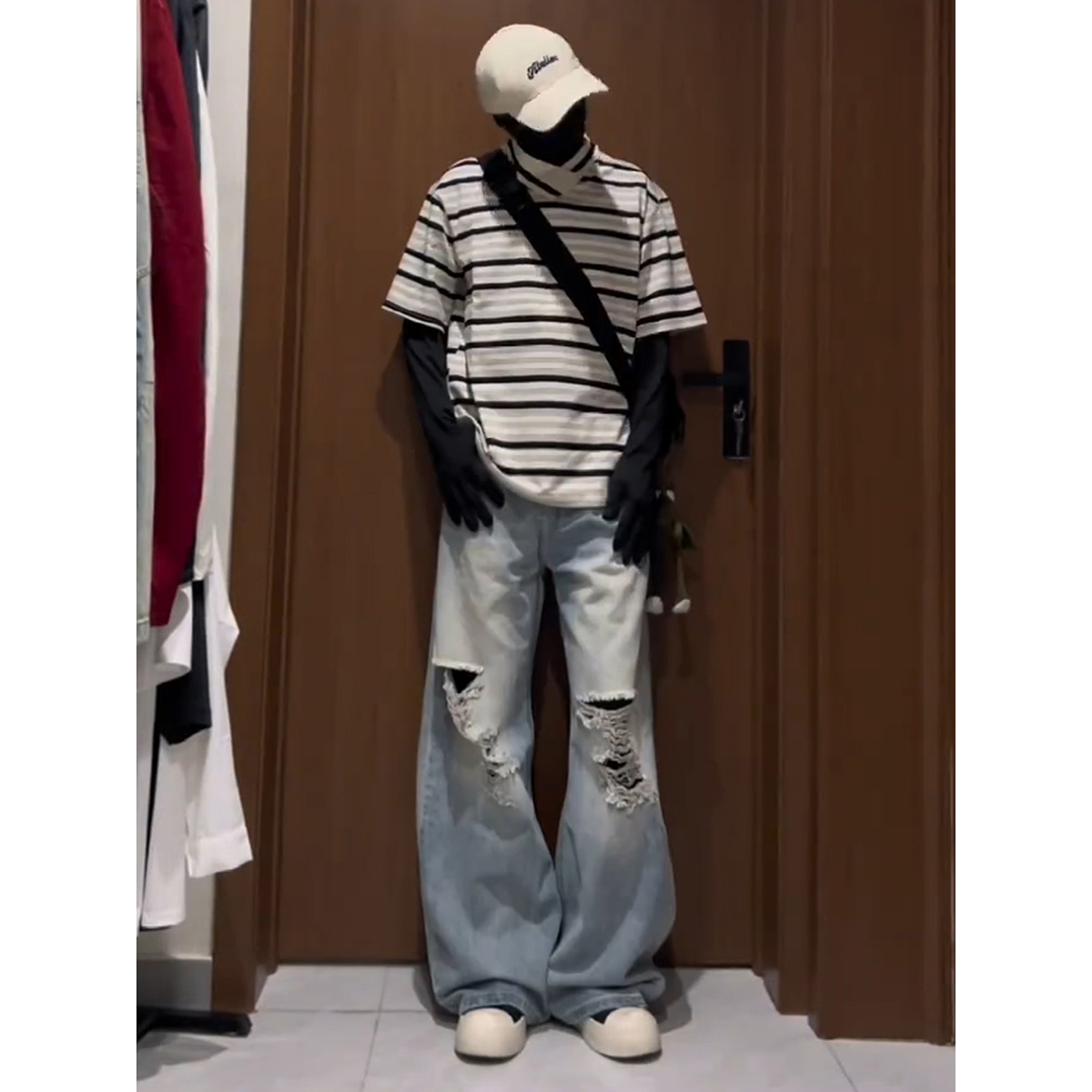 美式高街cleanfit裤子男款夏季