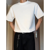 cleanfit显肩宽半袖 液体太空棉正肩夏季 boxy版 型t恤美式 男士 短袖