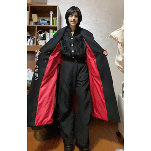 英伦风红内正肩休闲风衣外套男款秋冬中长款纽扣西装外套垫肩大衣