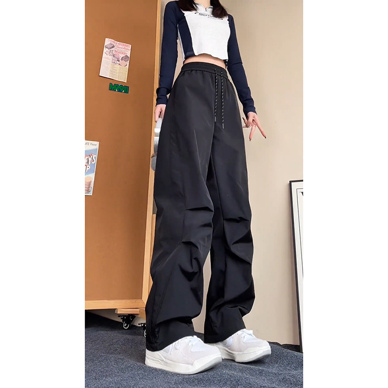 美拉德伞兵裤子男女款加绒加厚