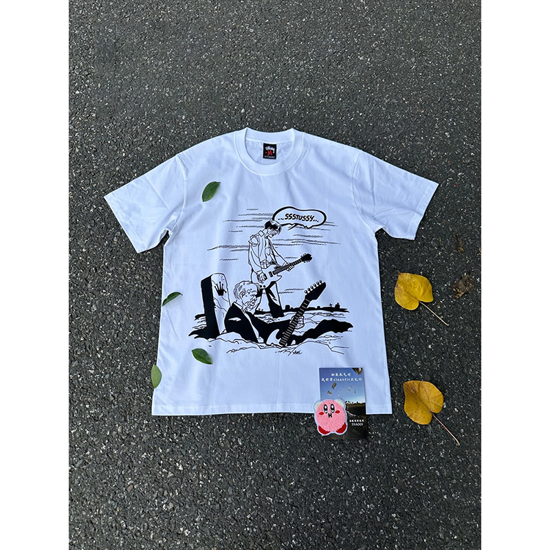 死亡摇滚乐队t恤男夏季美式重磅