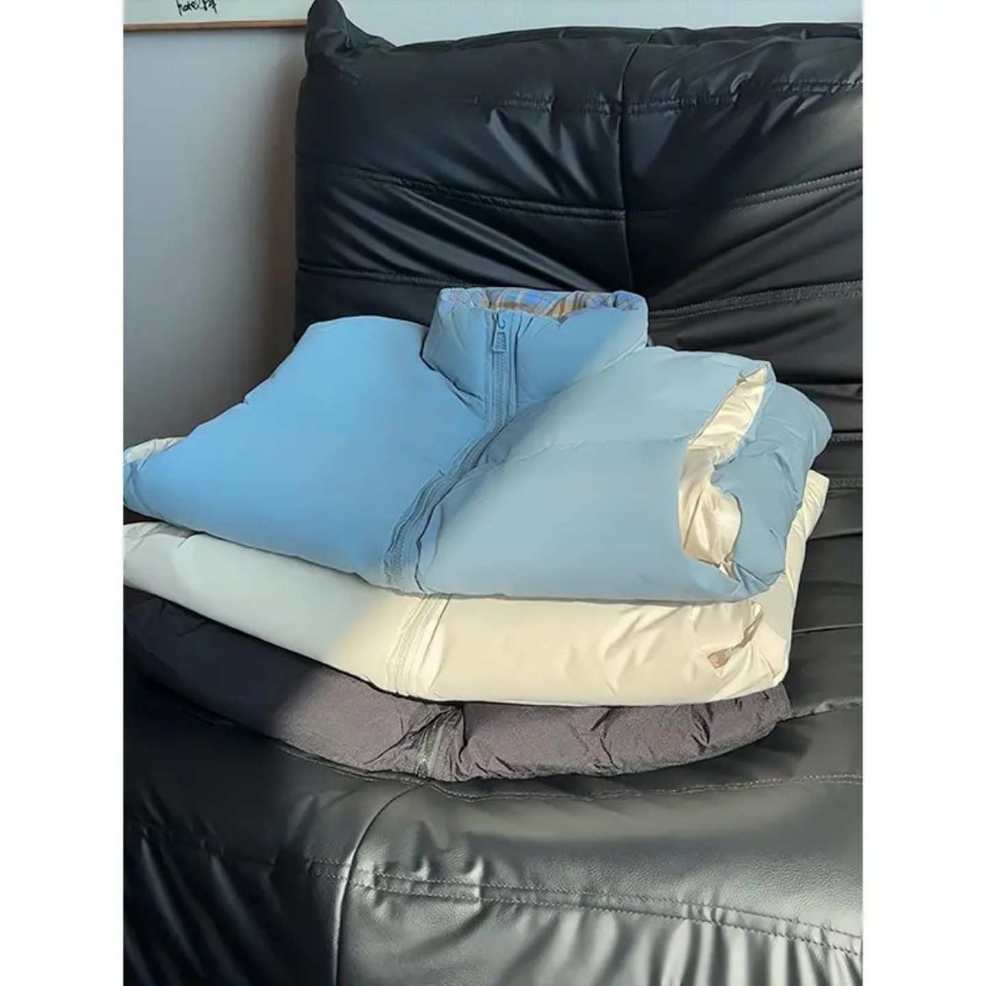 美式立领羽绒棉马甲男女冬季外穿