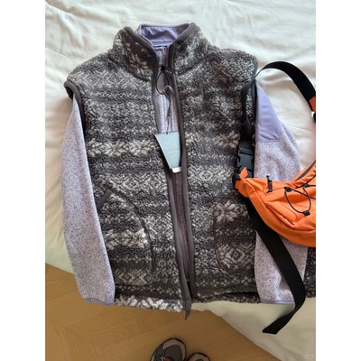 羊羔绒费尔岛棉马甲男女冬季加厚