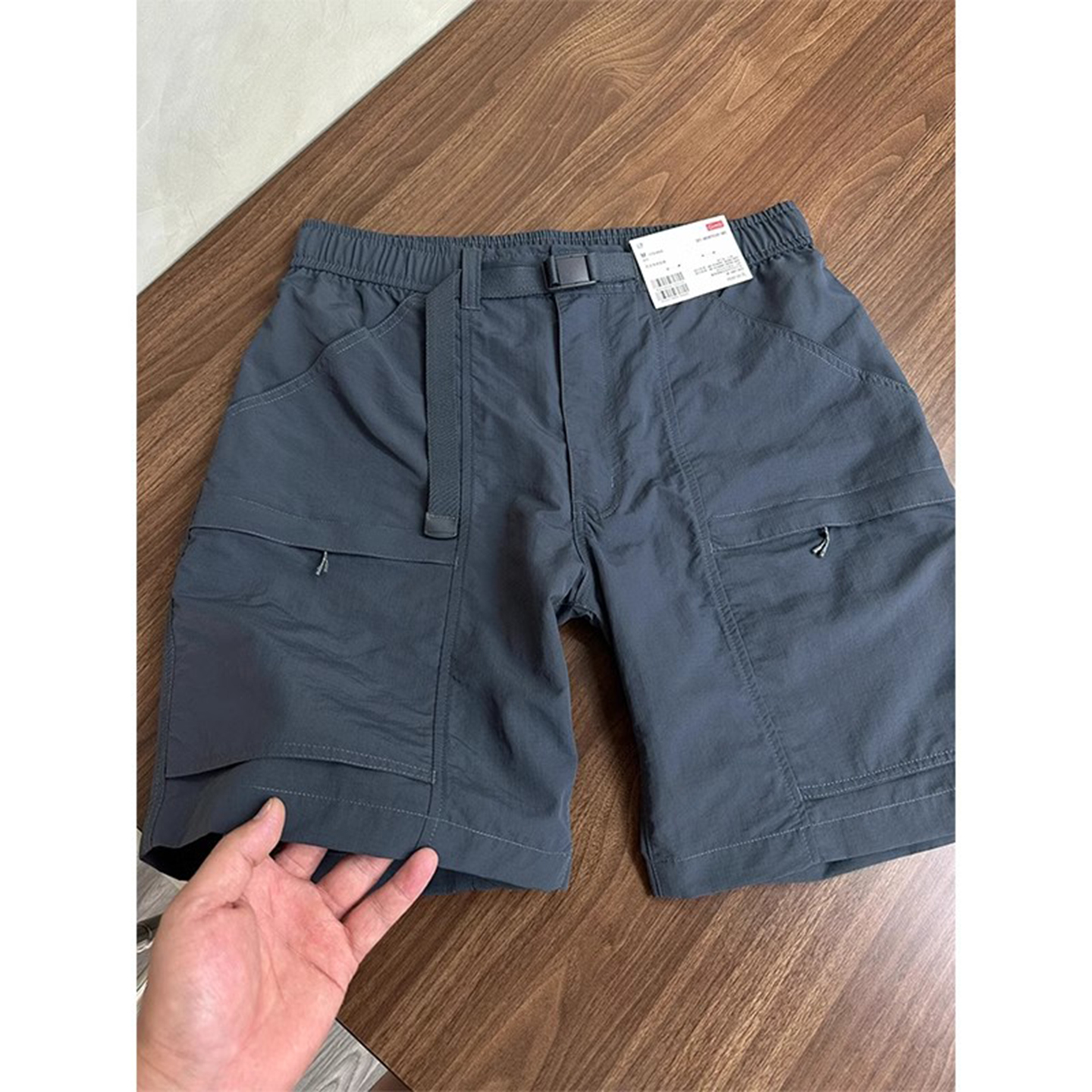 山系户外卡扣腰带短裤男款夏季