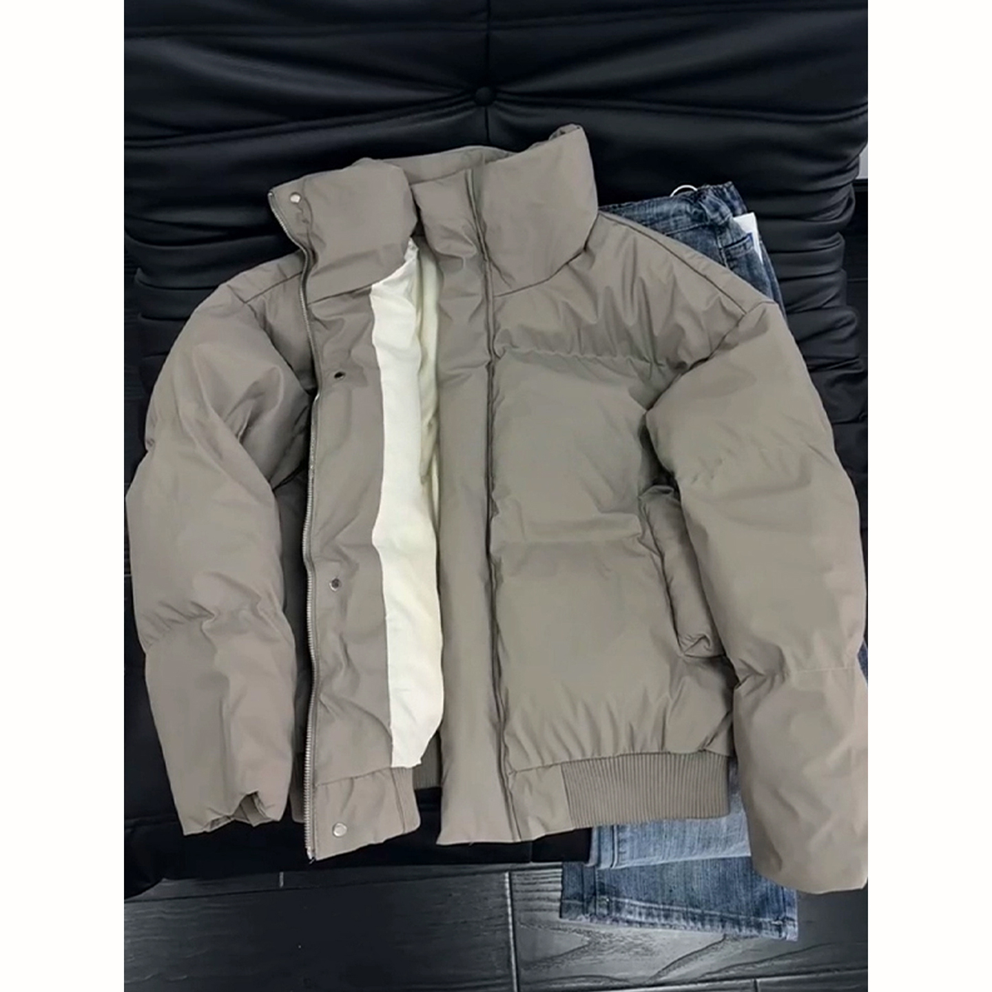 美式短款羽绒服男款冬季加厚防寒