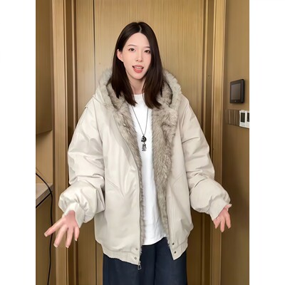 美式高街hiphop座山雕外套男冬季