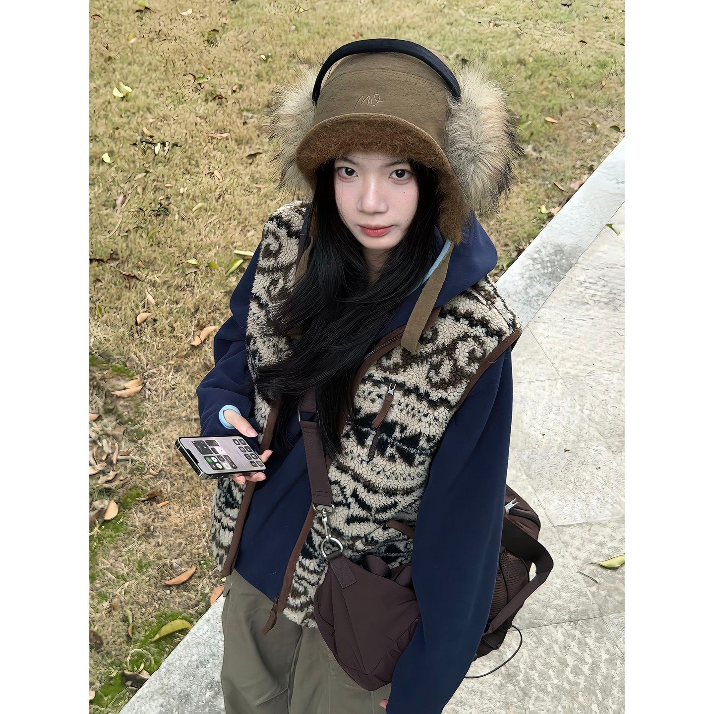 费尔岛摇粒绒棉马甲男女冬季韩系高级感叠穿外套加厚保暖无袖背心,男装,常规马甲,淘宝优惠券,粉丝福利购,淘宝优惠卷