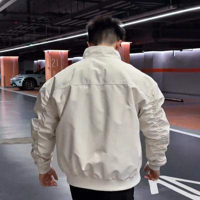 美式三防教练飞行夹克男秋季痞帅