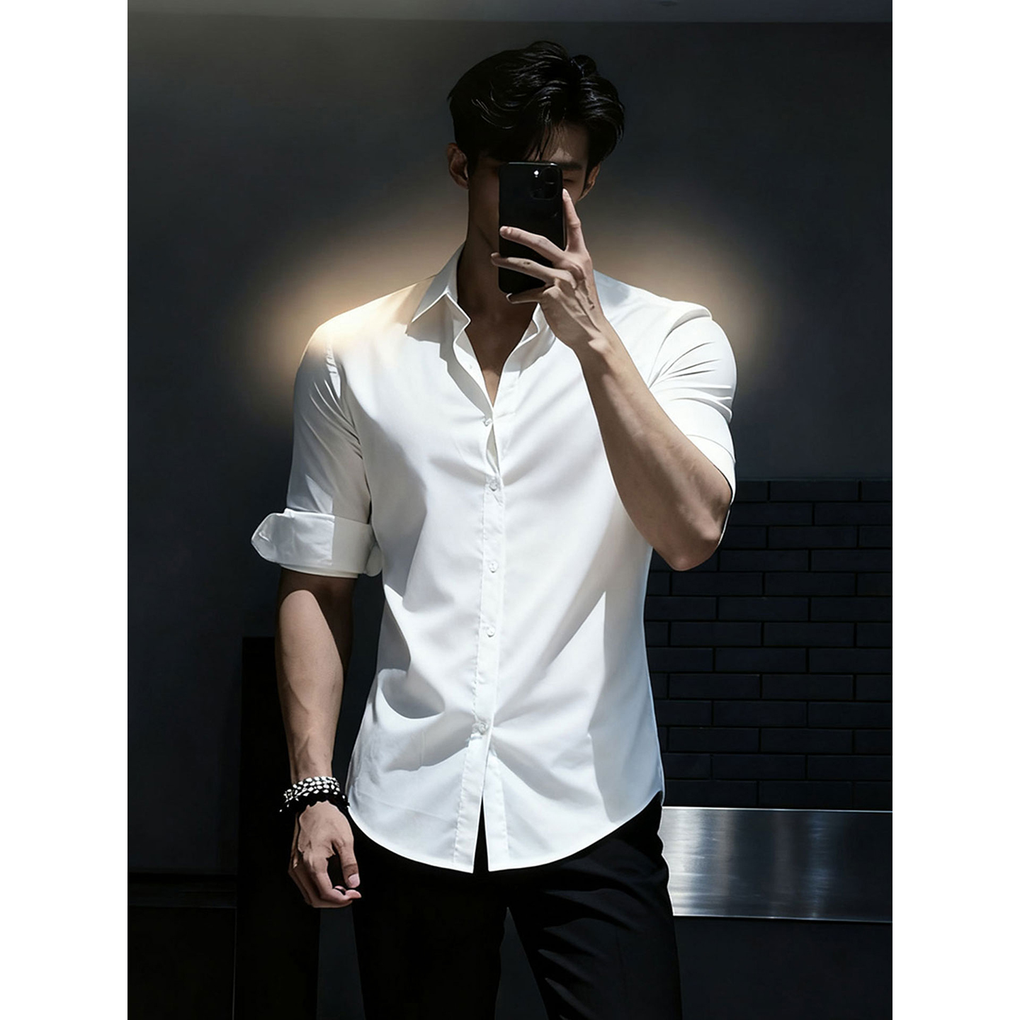 cleanfit加绒长袖衬衫秋冬高级感