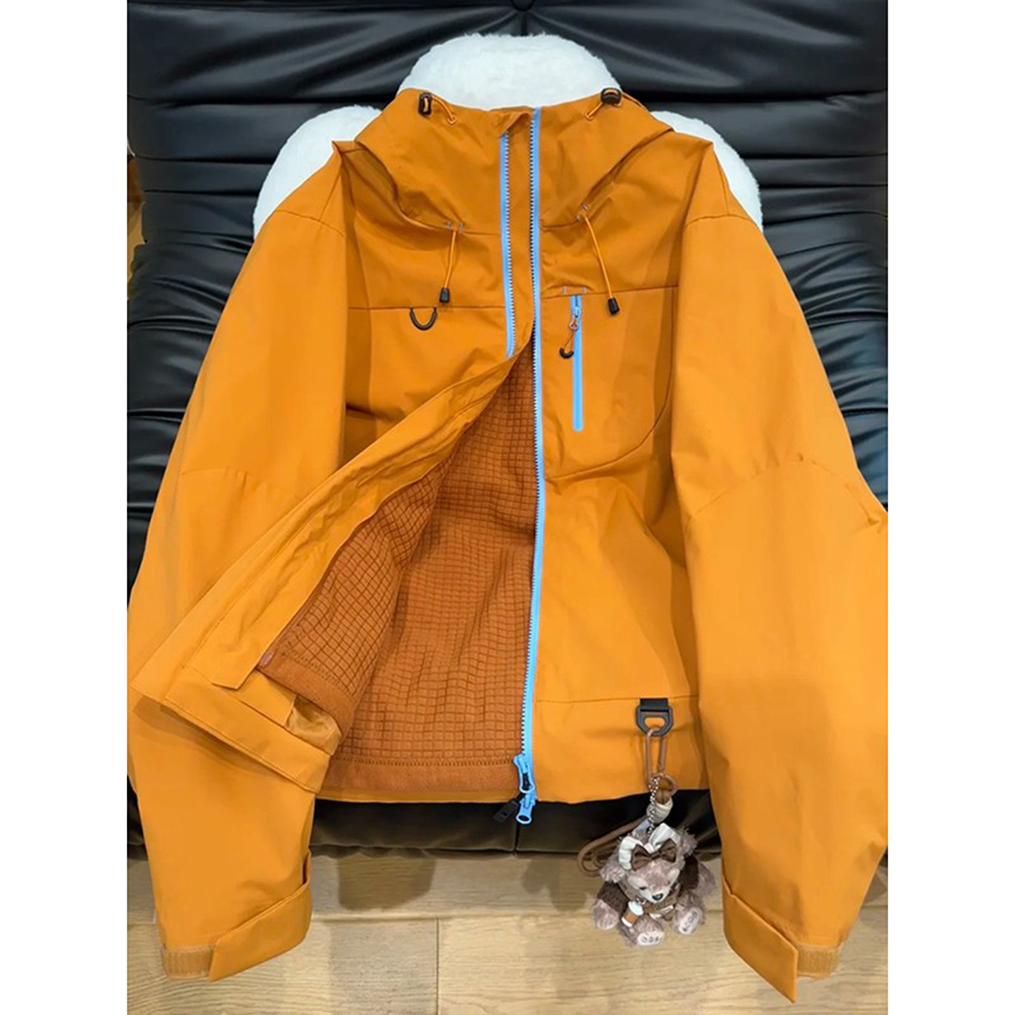 金沙桔户外软壳三防冲锋衣男