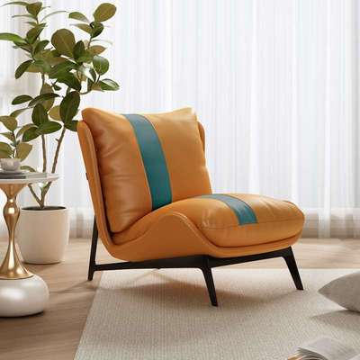 网红意式单人沙发懒人休闲椅子客厅阳台舒适经济型躺椅轻奢小户型
