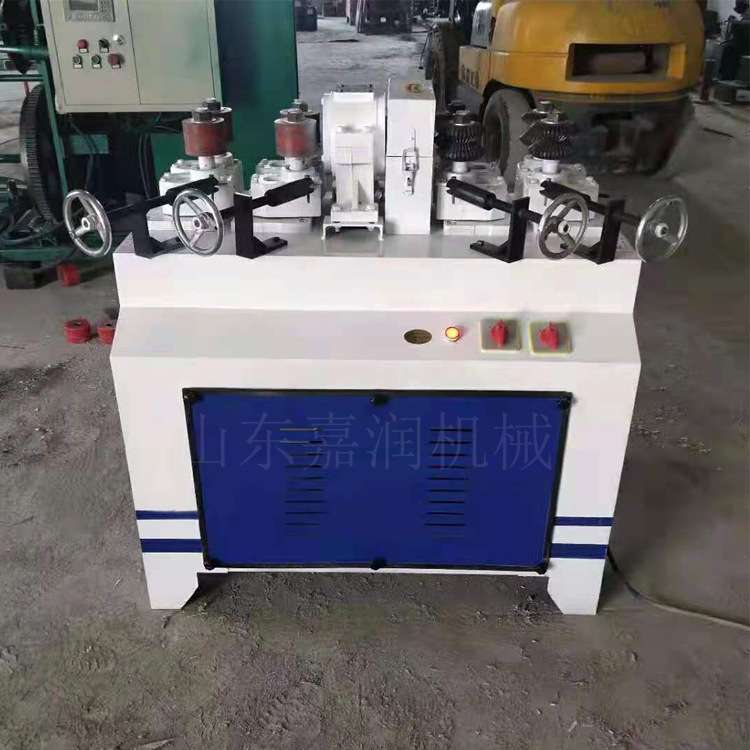 自动双进双出圆棒机 拖把杆擀面杖圆木棒机 方料变圆料砂光机