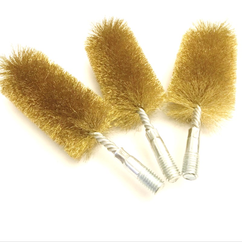 深圳现货加密铜丝管道刷4股Mx12螺牙通炮刷纯铜 当天发货非标定制
