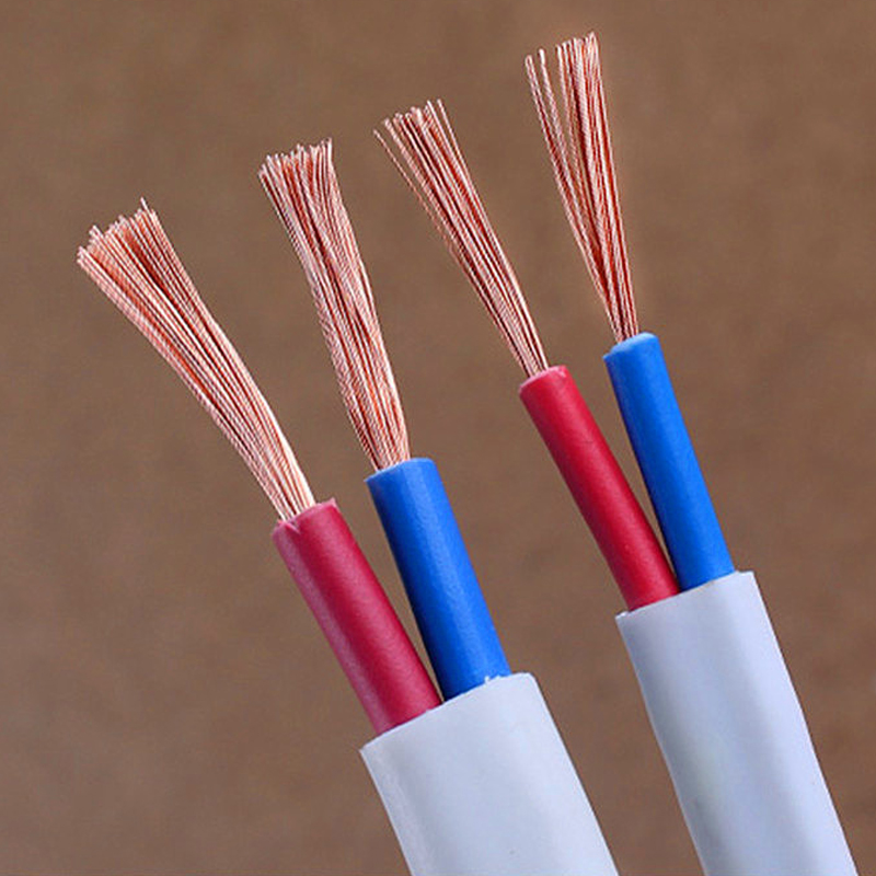 护套线rvvb/rvv2芯x0.5/0.75/1.0G/1.5/2.5平方铜芯家用灯头软电