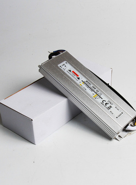 超薄防水电源DC12V24V150W厚20mmJ灯箱浴室厨柜小体积防水变压器