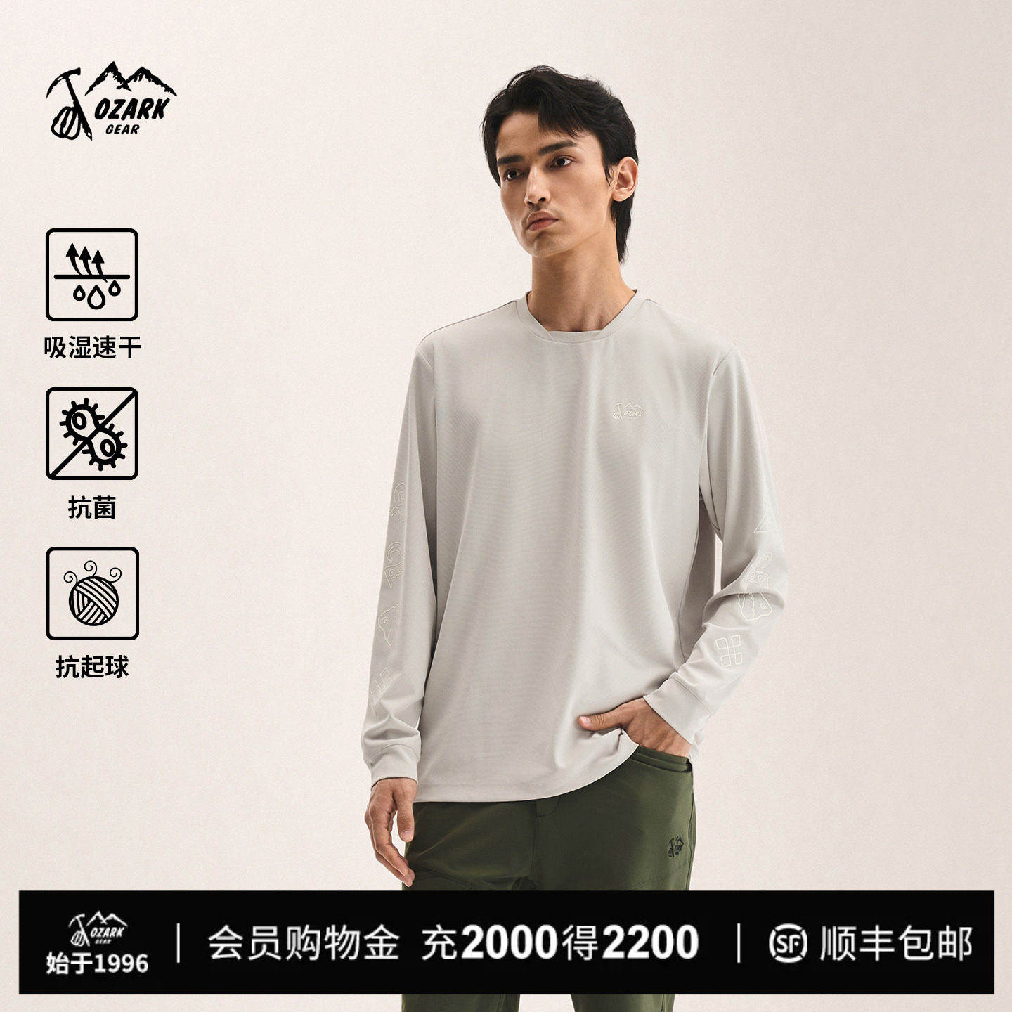 吸湿速干抗菌抗起球图片