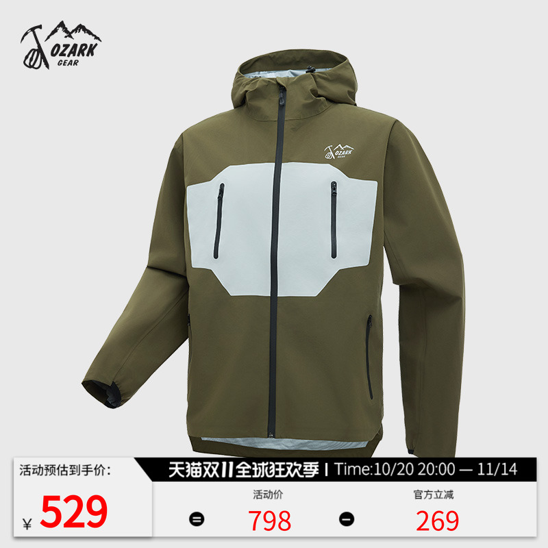 Ozark奥索卡冲锋衣正品高端XSEAM单板登山服情侣滑雪服运动户外套