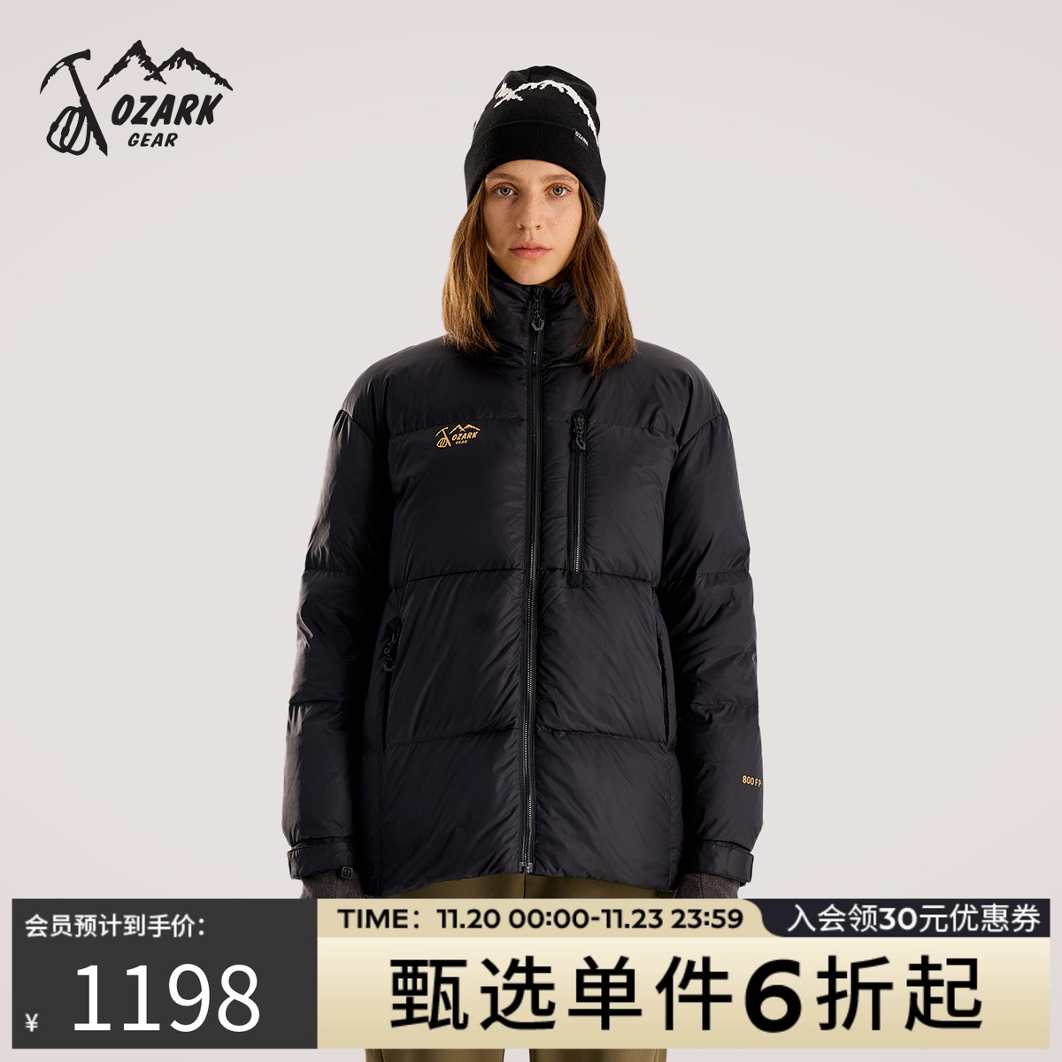 奥索卡鹅绒羽绒服秋冬新品