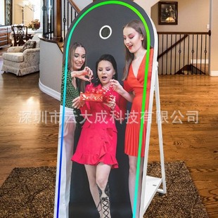 厂家镜子照相亭360  photo booth 跨境魔镜拍照机镜面派对