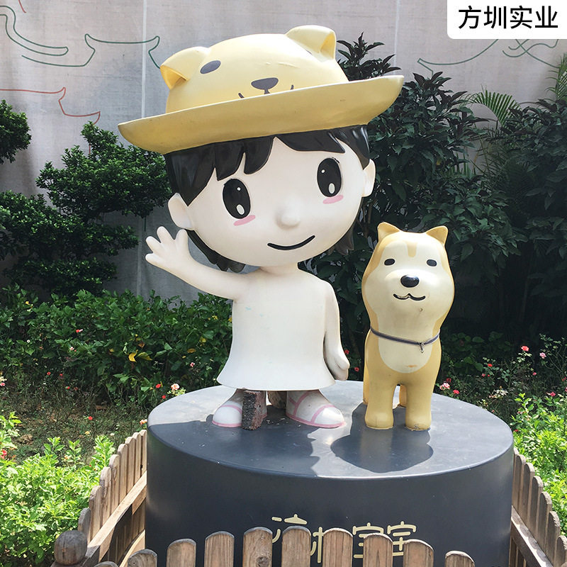 定制大型玻璃钢定制主题IP卡通人物商场游乐场景观摆件影视道具