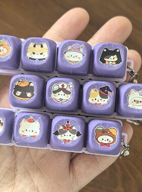 跨境万圣节diy试轴器材质解压钥