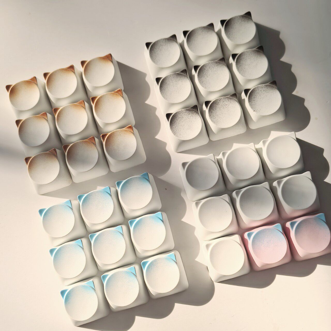 彩耳PBT十字键帽1U通用DIY