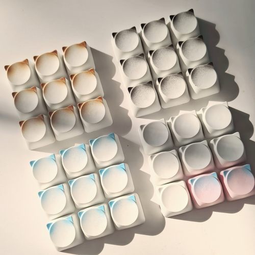 彩耳PBT十字键帽1U通用DIY