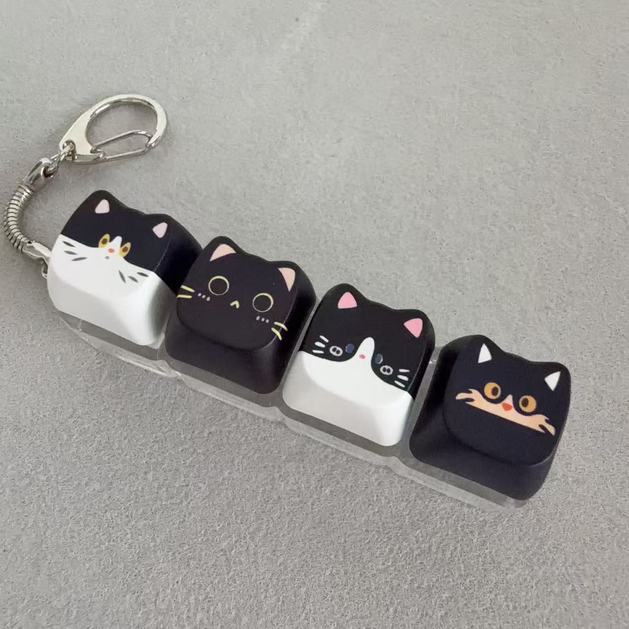 跨境新款可爱猫咪印花解压按键发图片
