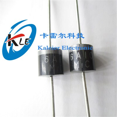 直拍 6A10 MIC 大功率整流二极管6A1000V R-6 全新正品大芯片