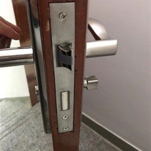 卧室房间门锁把手面板换锁配锁执手面板锁距58mm执手把木门锁室内