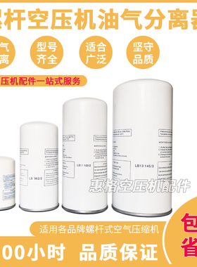 螺杆空压机油气分离器通用外置油分芯LB719 962 11102 13145油分