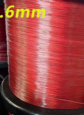 304不锈钢红色包塑软钢丝绳0.38mm-2mm4mm钓鱼线活鱼锁扣吊牌挂画