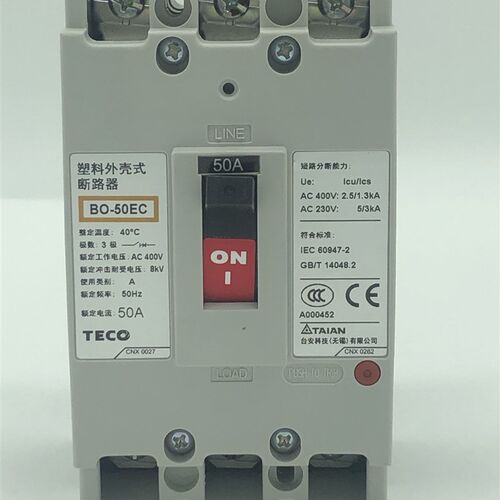 原装正品TECO台安BO50EC塑壳断路器3P  15A 20A 30A 40A 50A