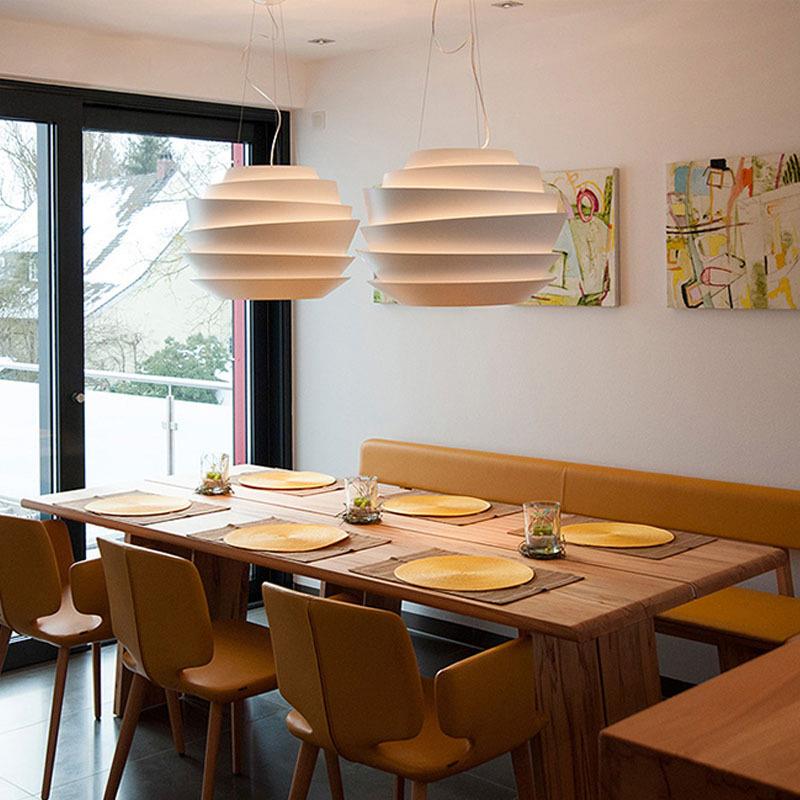 意大利Foscarini Le Soleil餐厅灯 北欧简约客厅书房卧室玫瑰吊灯