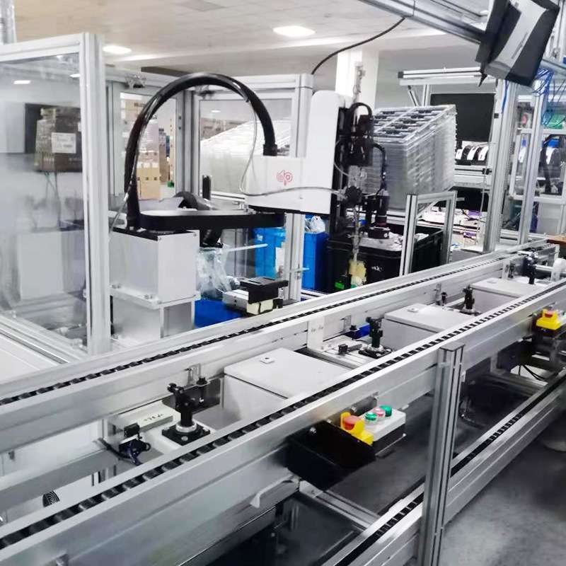 新款铝合金全自动工作台电子车间单双面线路扫地机器人生产线