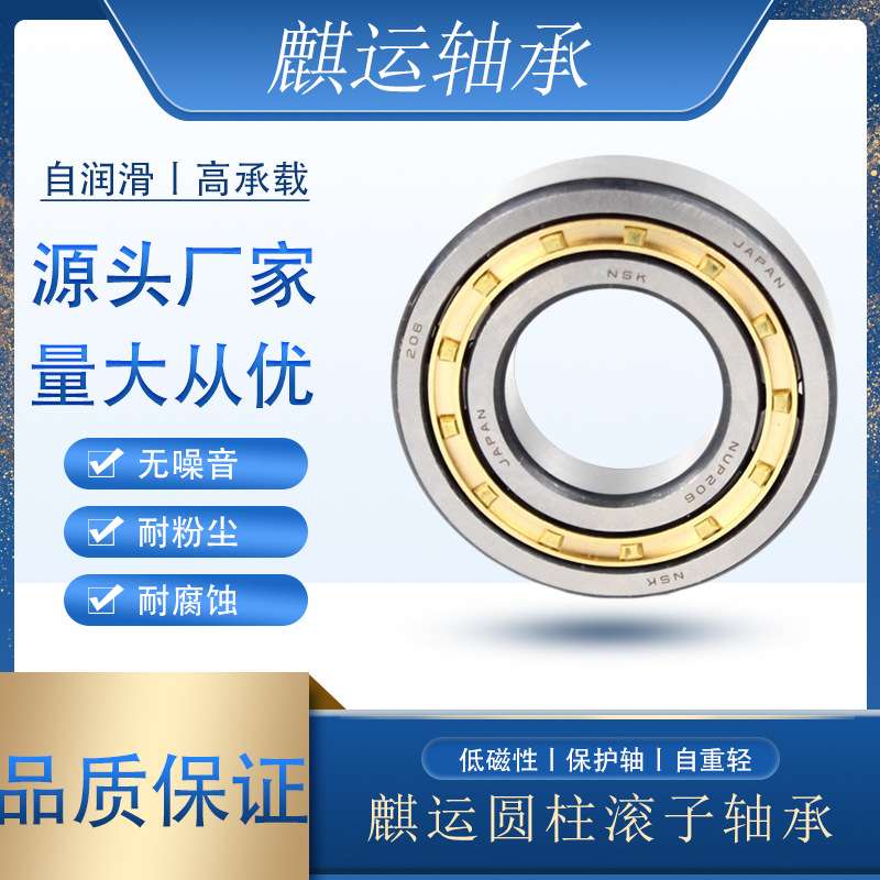 圆柱滚子轴承高速旋转 高速 高负载 精度高NU/NJ/NF230-238EM(P5)