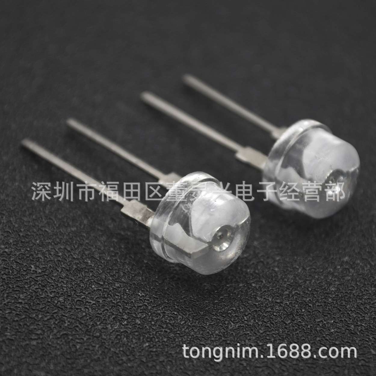 F8草帽蓝色大支架 8MM大支架草帽蓝灯 LED灯珠 0.5W  大芯片