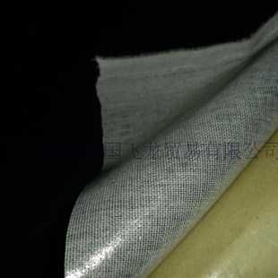 质量好手感好黑色带胶上胶不干胶不掉毛棉布底长毛植绒布
